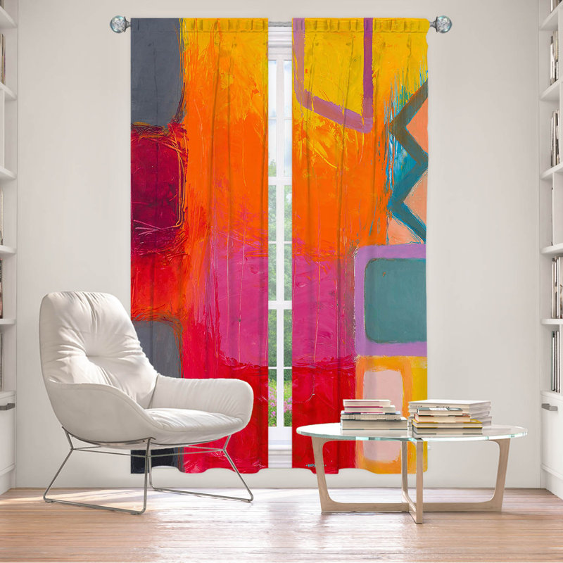 Delaini Room Darkening Curtains / Drapes Pair, 20" W x 82" L