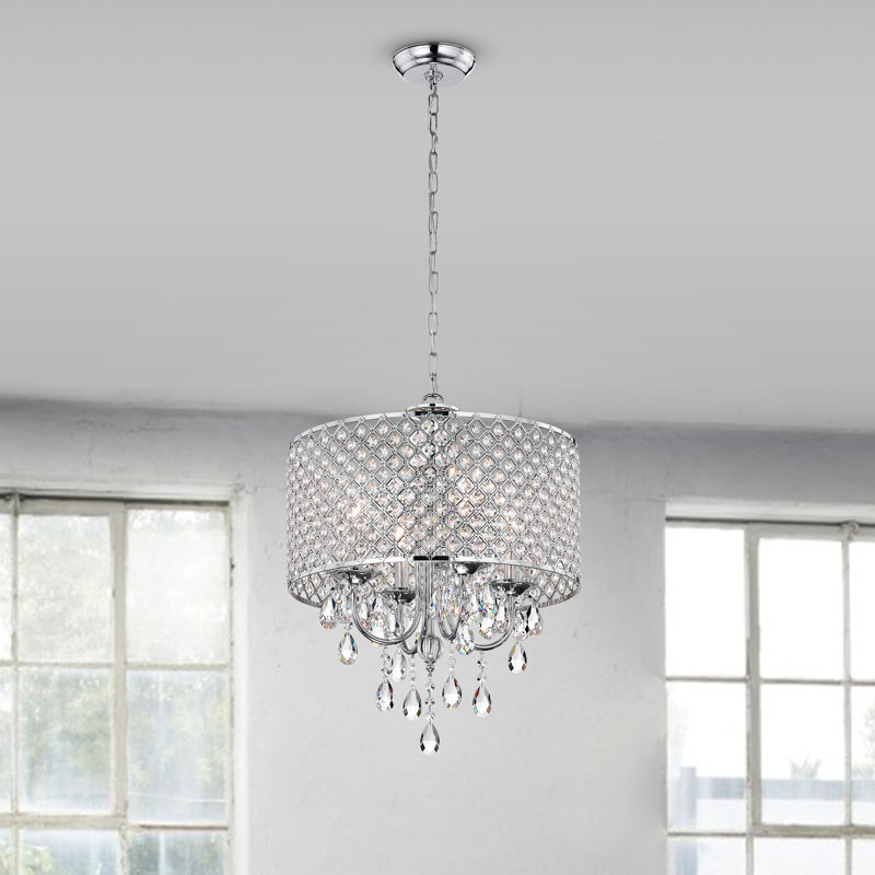 Lustre en cristal 4 lumières Aldgate
