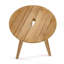 Outdoor Circular Teak Side Table