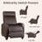 Sprage Faux Leather Recliner-827907732