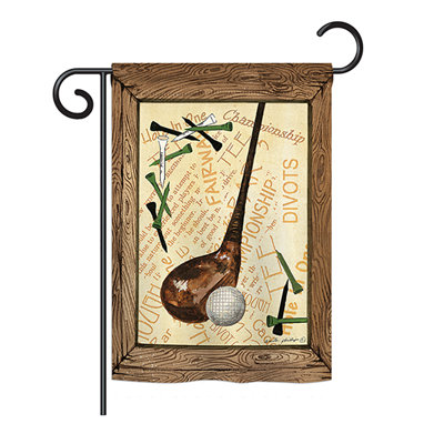 Valois Double Sided 18.5 in. H x 13 in. W Polyester Garden flag