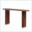 Console moderne avec pieds en acier inoxydable et conception ovale-1854038529