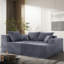Canapé modulaire en velours côtelé Clementino-116082404