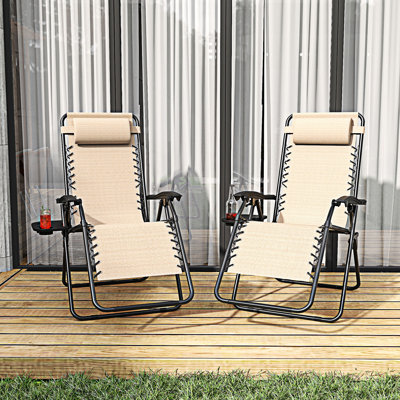 Chaise longue pliante Zero Gravity
