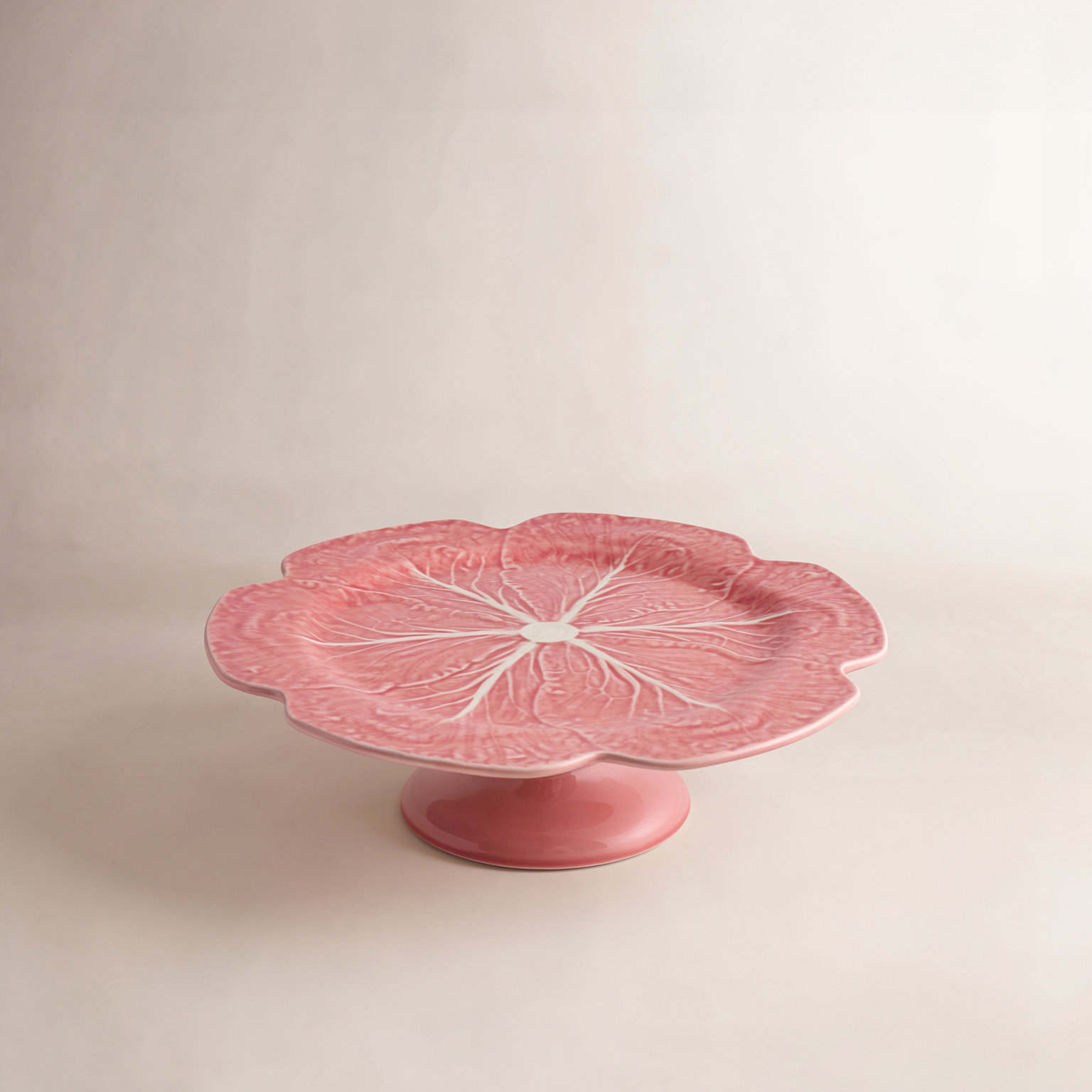 Cabbage Pink Cake Stand