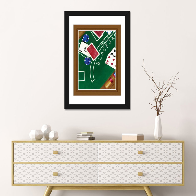 « hit me », reproduction sur toile, Papier avec cadre noir, H 24 po x l 16 po x P 1 po, Blanc