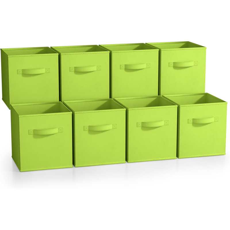 Bac de rangement en tissu Sorbus, Vert