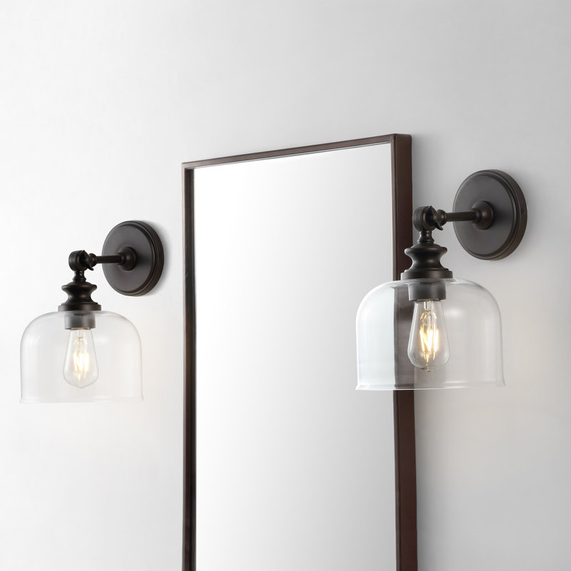 Gober Iron LED Armed Sconce, Oil-Rubbed Bronze