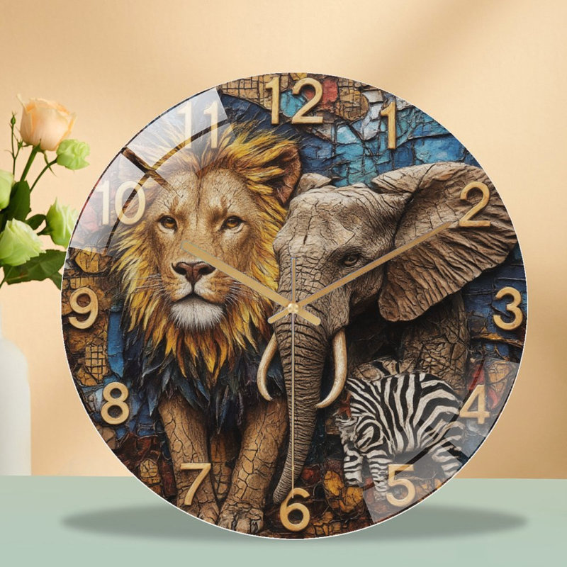 Horloge murale avec horloge murale 12 po