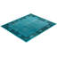 Tapis bleu nouvel âge Duralee 8 pi 5 po x 9 pi 8 po Duralee