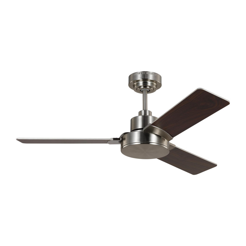 Elvis 44'' Ceiling Fan, Brushed Steel