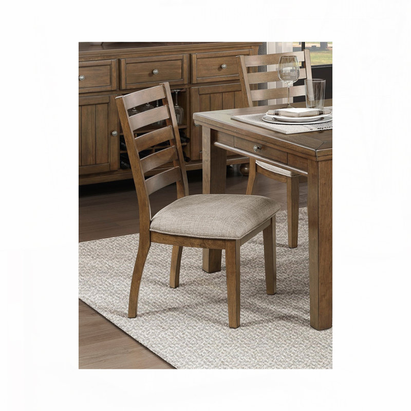 2 chaises d'appoint 2 pièces, Cerisier, Gris