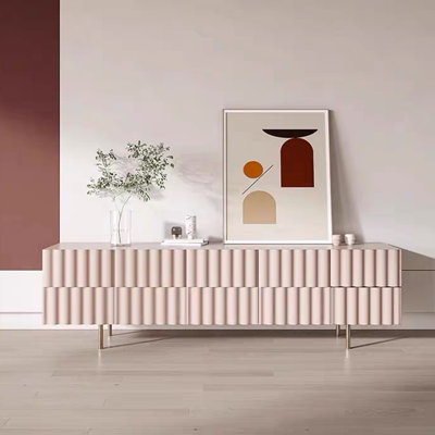 Light luxury style simple modern TV cabinet