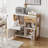 Kitchen Storage Cabinet with Drawer, Pull-Out Shelf and 2 Doors for Dining Room