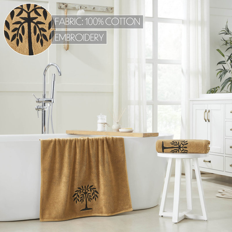 Ensemble de 2 serviettes de bain Black Willow Tree