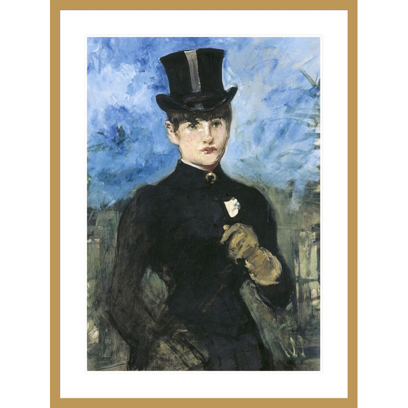 Équitation giclée encadrée par Horse Man, H 41,5 po x l 31,26 po