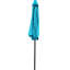 Parasol de 9 pi à motif de glace cyan avec mécanisme d'inclinaison et d'inclinaison en acier