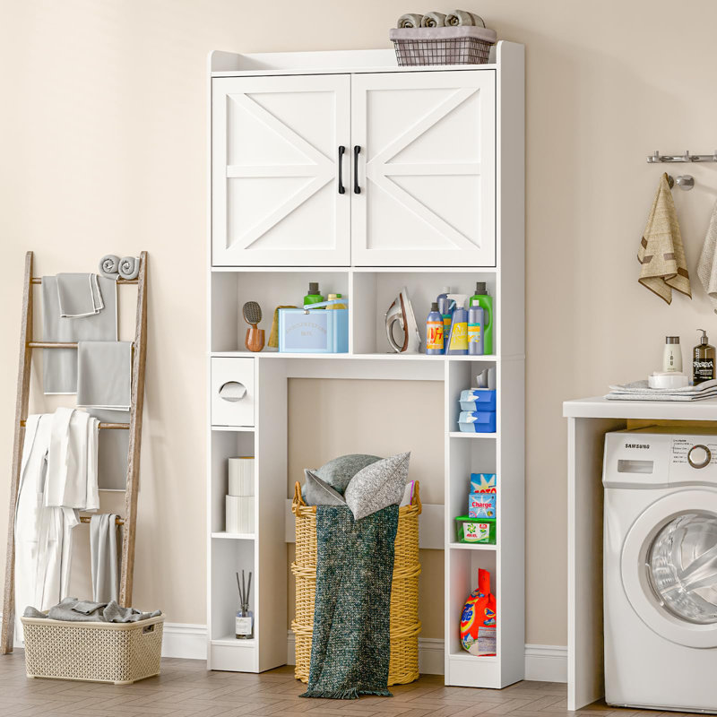 Over The Toilet Storage Cabinet, White