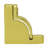 Bright Brass Carpet Runner Rod 39 5/8" L 1/2" Dia Lacquered Tarnish Resistant