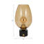 Lampe de table en verre 16 po Mikeno