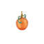 Pumpkins Figural Orange Glass Pumpkin