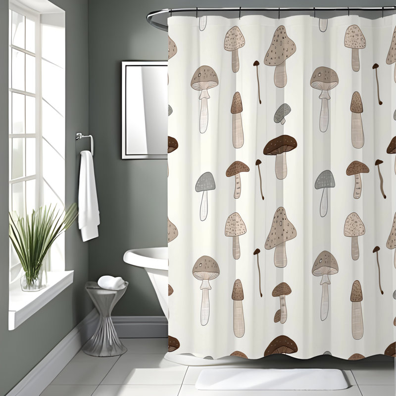 Rideau de douche Andriette, H 72 po x l 70 po