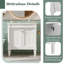 Meuble-lavabo 30 po avec lavabo en céramique-778292053