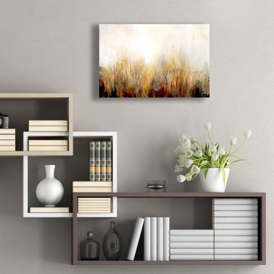  «Savanna» par Karen Hale, art mural en verre acrylique, 24 po x 16 po