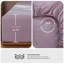 Drap-housse MooMee 100% coton lavé extra profond-107672076-107672081