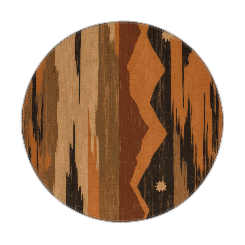 Sapphire Sands Indoor And Outdoor Area Rug, Round 5'