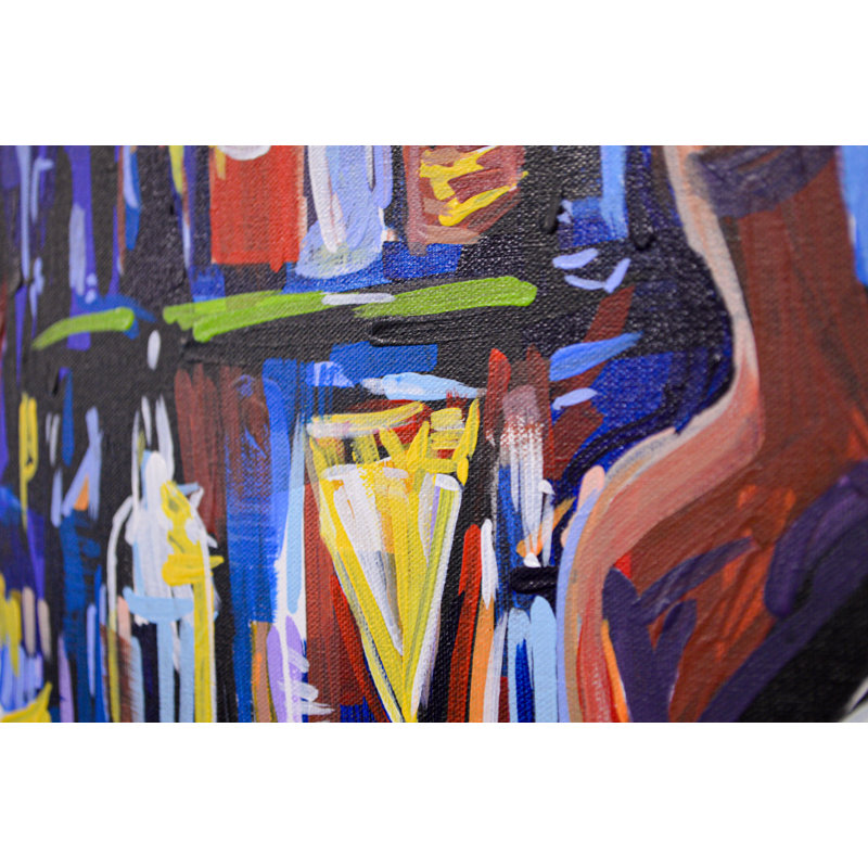 Jazz Bar Painting by Sie Douglas-Fish