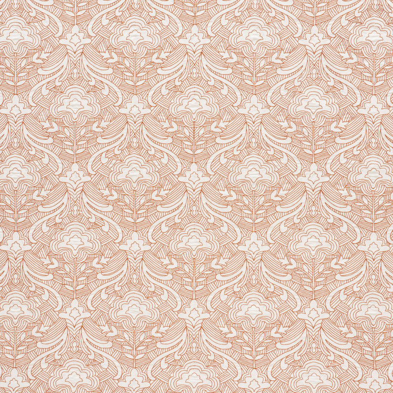Hendrix Linen Blend Fabric, Orange