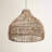 Andreina 1 - Dreamy Palm Fibers Pendant Light - Natural Dome 1-Light Polished Handwoven Dimmable Hanging Light For Kitchen Island, Kitchen, Dining Room, Living Room or Bedroom in Boho, Country, Farmhouse, Modern Farmhouse & Mid-Century Modern Style-544679875