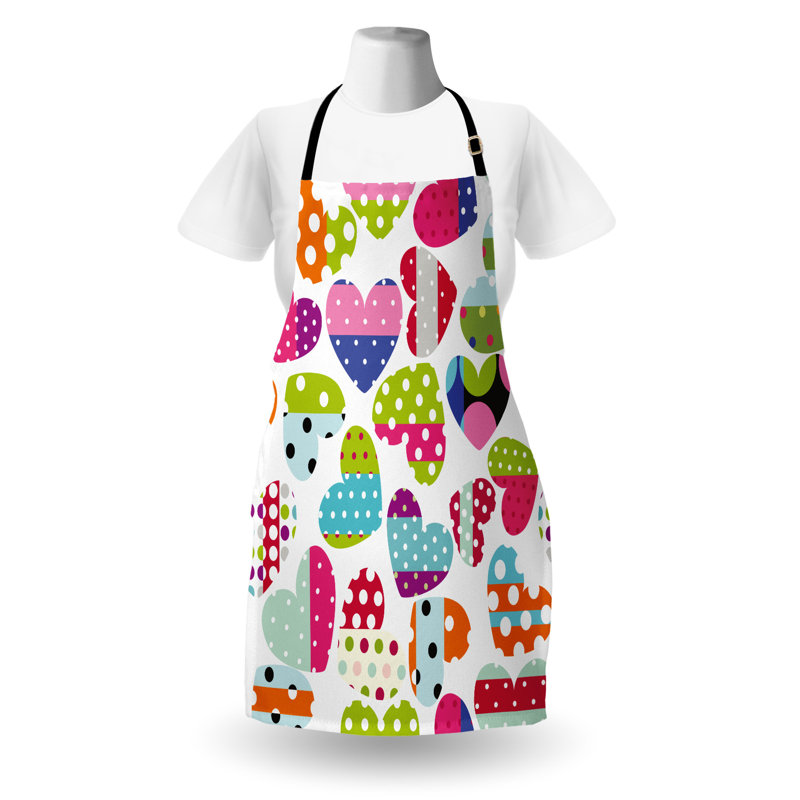 Multicolore East Urban Home, tablier coloré unisexe