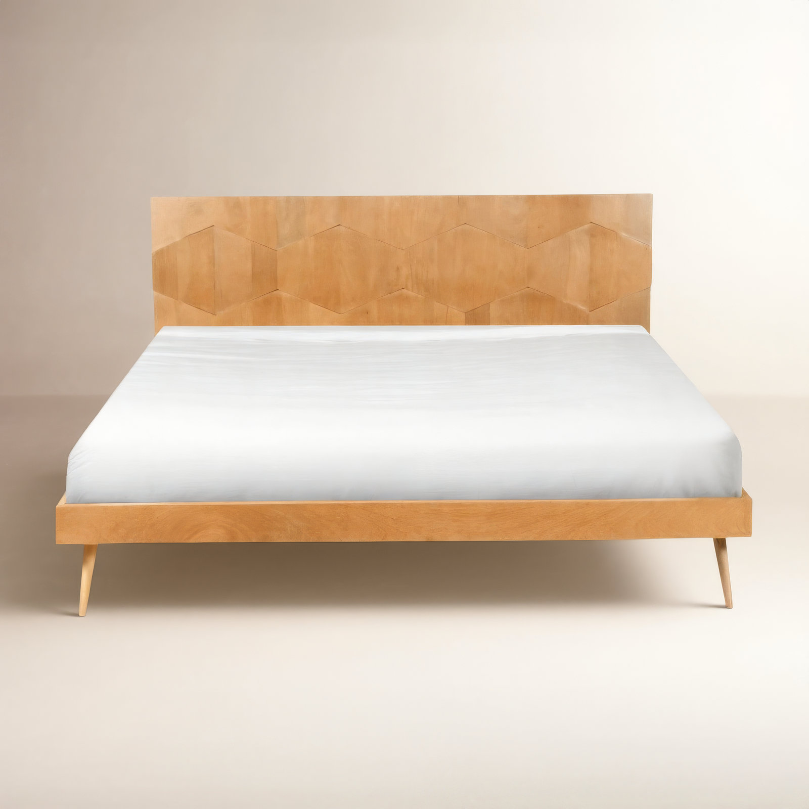 Alice Solid Wood Bed, Queen