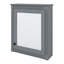 Armoire de rangement murale de salle de bain avec miroir, armoire à pharmacie avec tablette réglable-1807609038