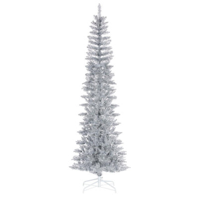 Arbre de Noël artificiel argenté