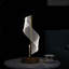 Lampe de table dorée 18,75 po
