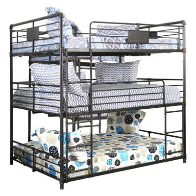 Kids Full Over Full Over Full Bunk Bed