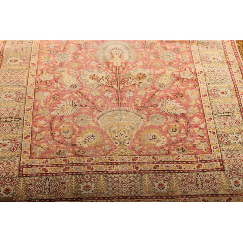One-of-a-Kind 4'1" X 6' Hand Knotted Area Rug