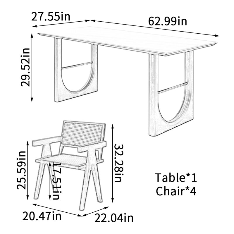 Paredes, 29.52"H x 62.99"L x 27.55"W