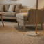 Lampe sur pied avec abat-jour blanc Aldona