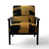 Gold/Black Polyester Blend