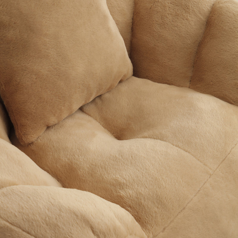 Fauteuil à billes géant pour salon, Kaki