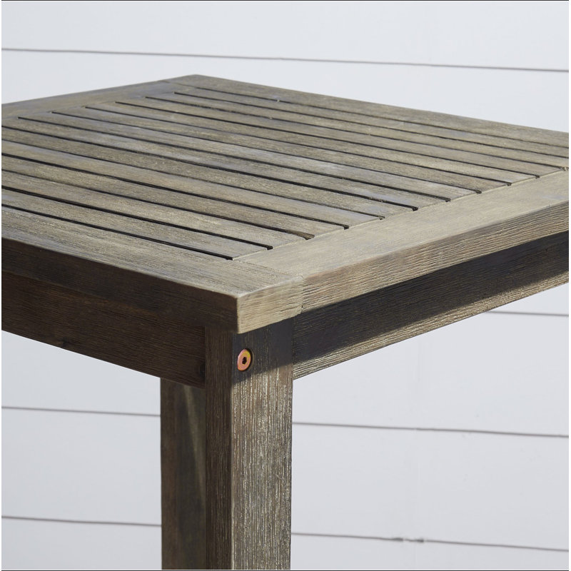 Table de bar en bois émaillé Emilio