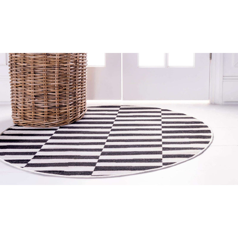 Tapis traditionnel Wingate couleur onyx