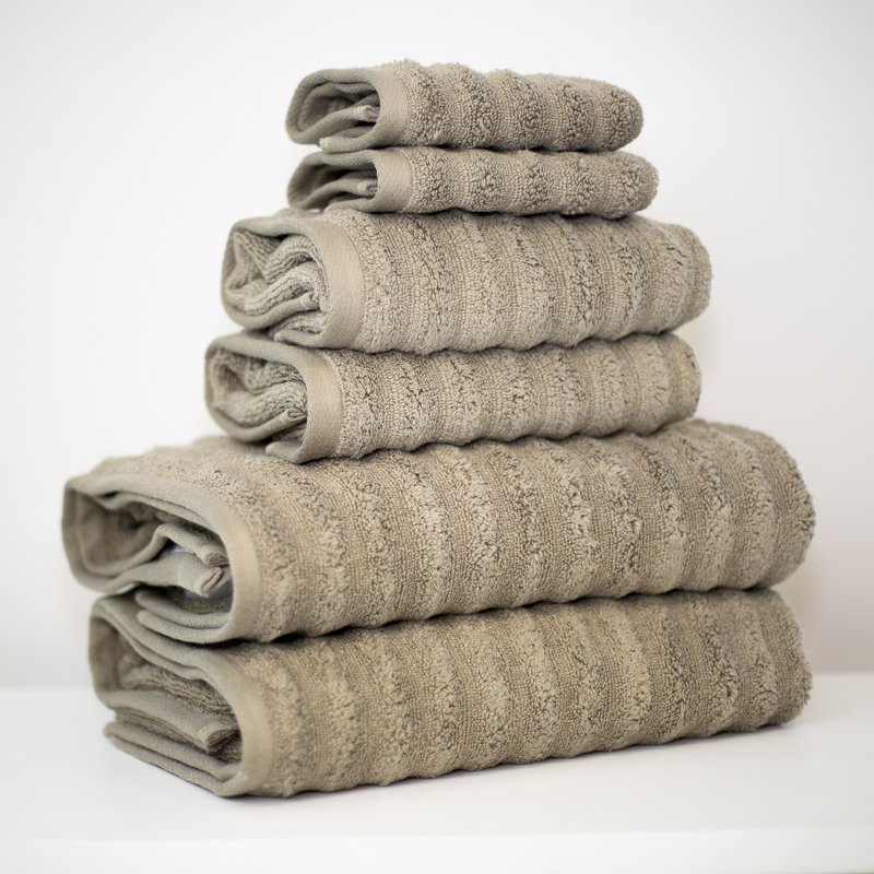 Luxurious Taupe Egyptian Cotton Hand Towel Set