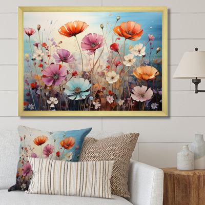 " Wildflowers Floral Symphony Pointillism "