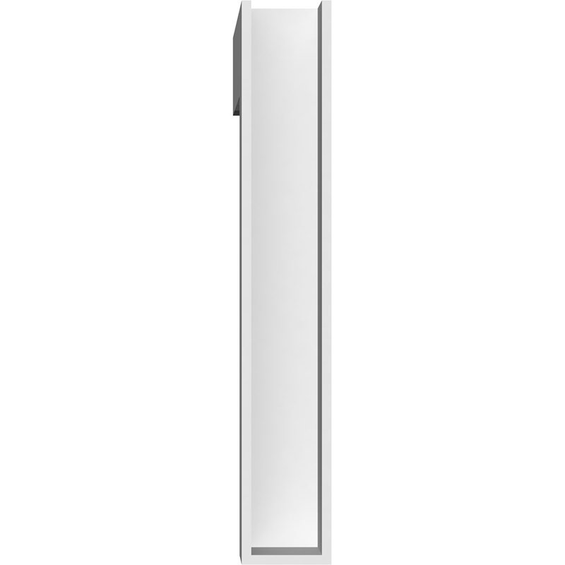 Support standard en uréthane Signature Merced avec extrémités en bloc, brun clair apprêté, H 22 po x l 3 po x P 16 po