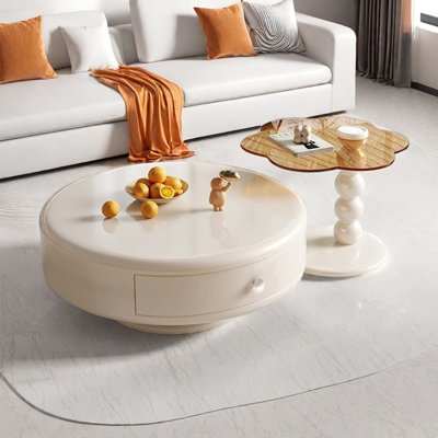 Ensembles de tables basses de style crème